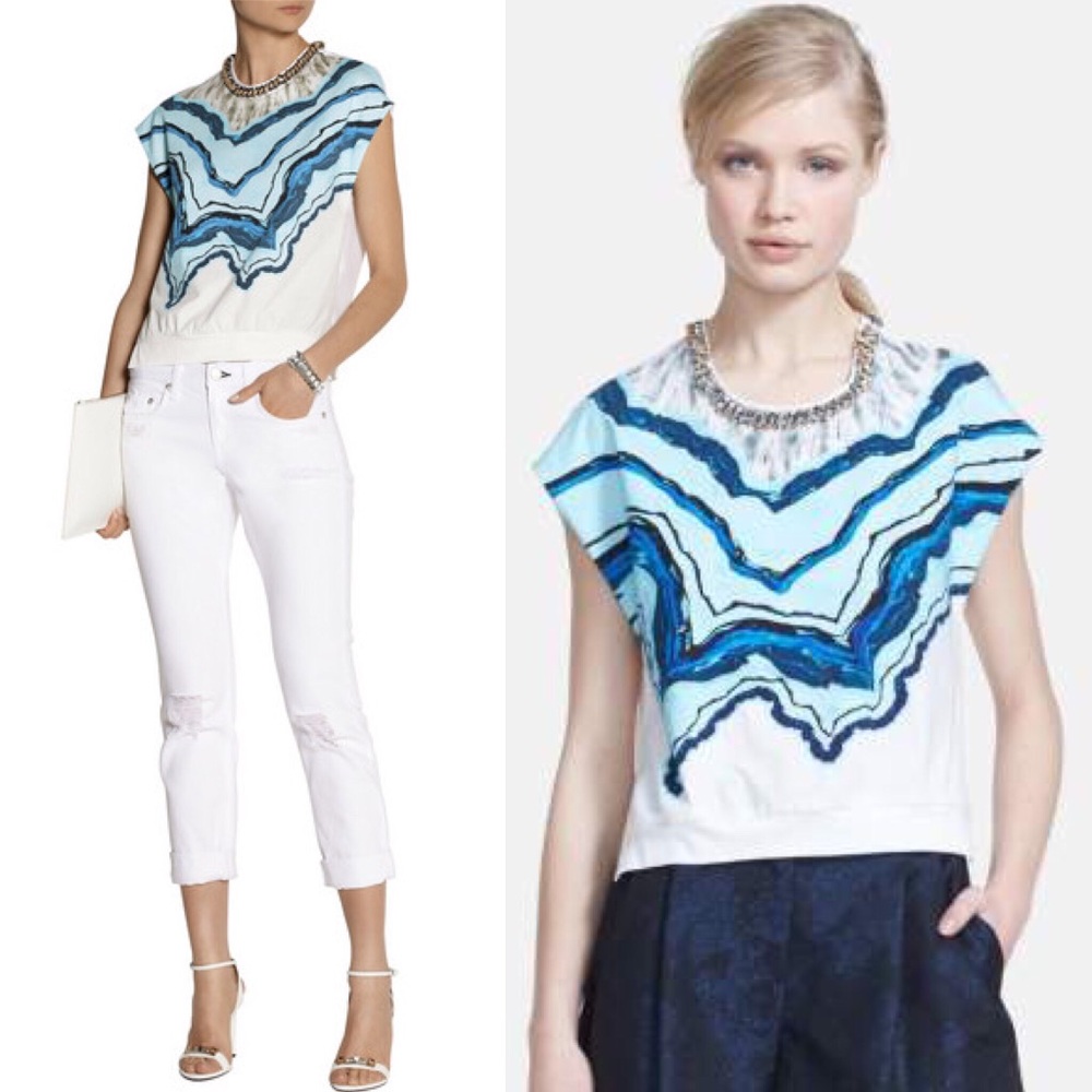 3.1 Phillip Lim Beaded Neck Top